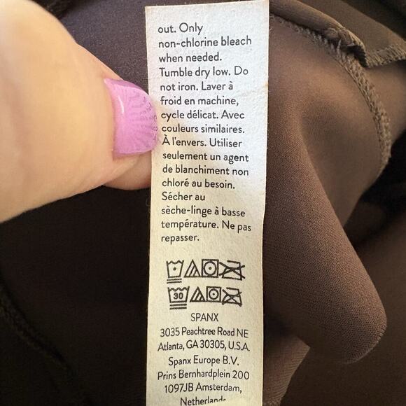 Spanx‎ Brown Faux Suede High Waisted Women’s Size XL (50) - Picture 9 of 9